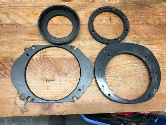 Lot of Harley Davidson Speaker Bezels Trim Screens Grills Touring Road King