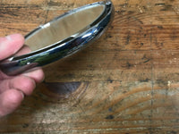 Harley Mirror Oval Tear Drop Style contrast cut No Stem