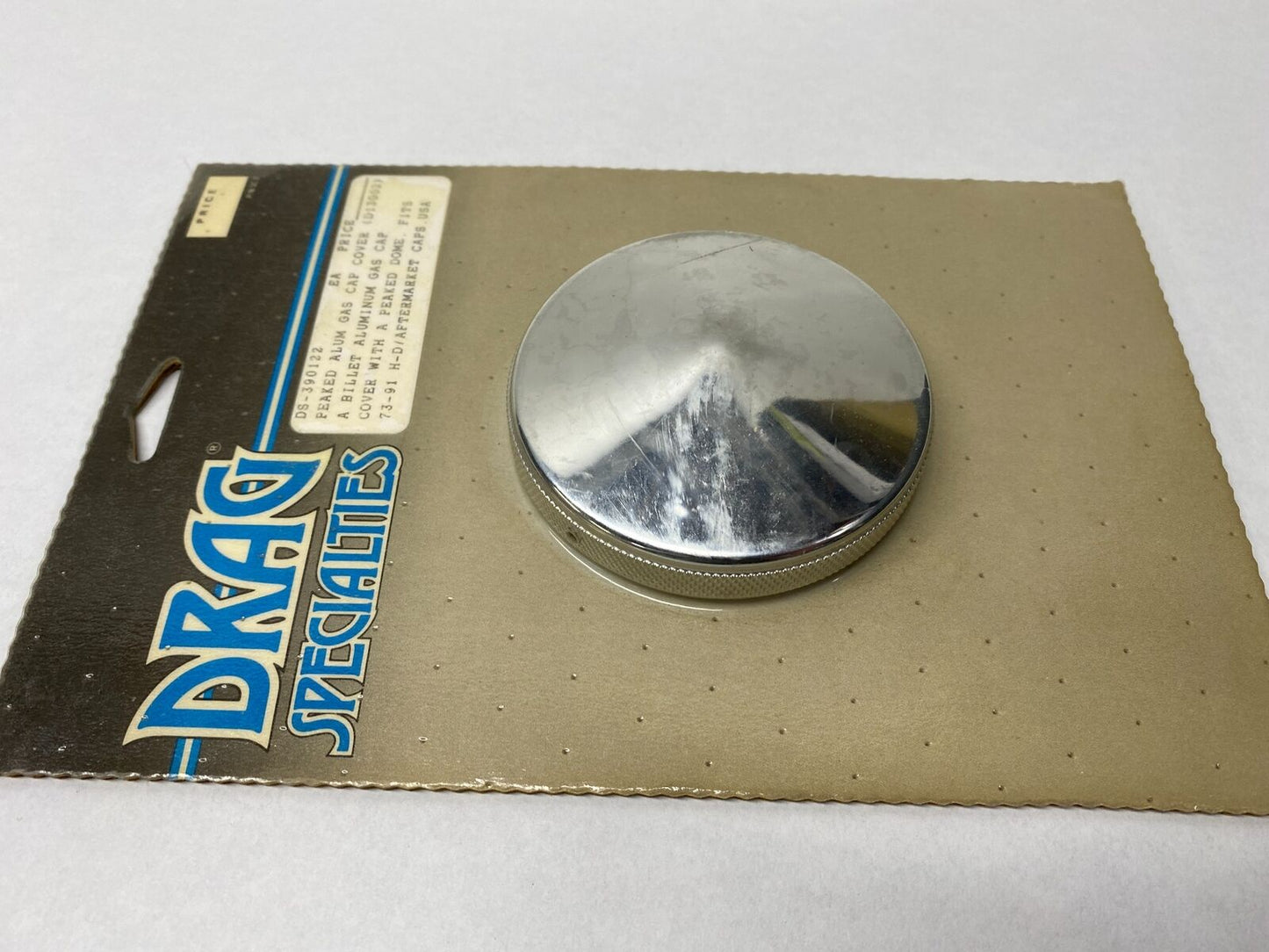 Harley Davidson Drag Specialties Peaked Aluminum Gas Cap Billet 73-91 HD