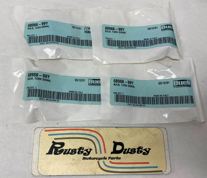 Harley Buell Genuine Lot (4) Turn Signal Bulbs 68968-99Y
