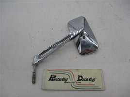 Harley Davidson Custom Chopper Chrome Rectangle Left Side Slotted Mirror