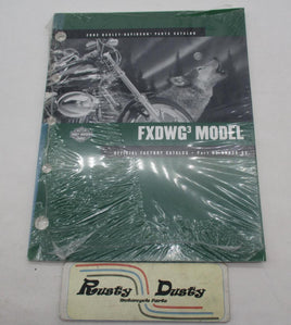 Harley Davidson Official Factory 2002 FXDWG3 Model Parts Catalog 99430-02