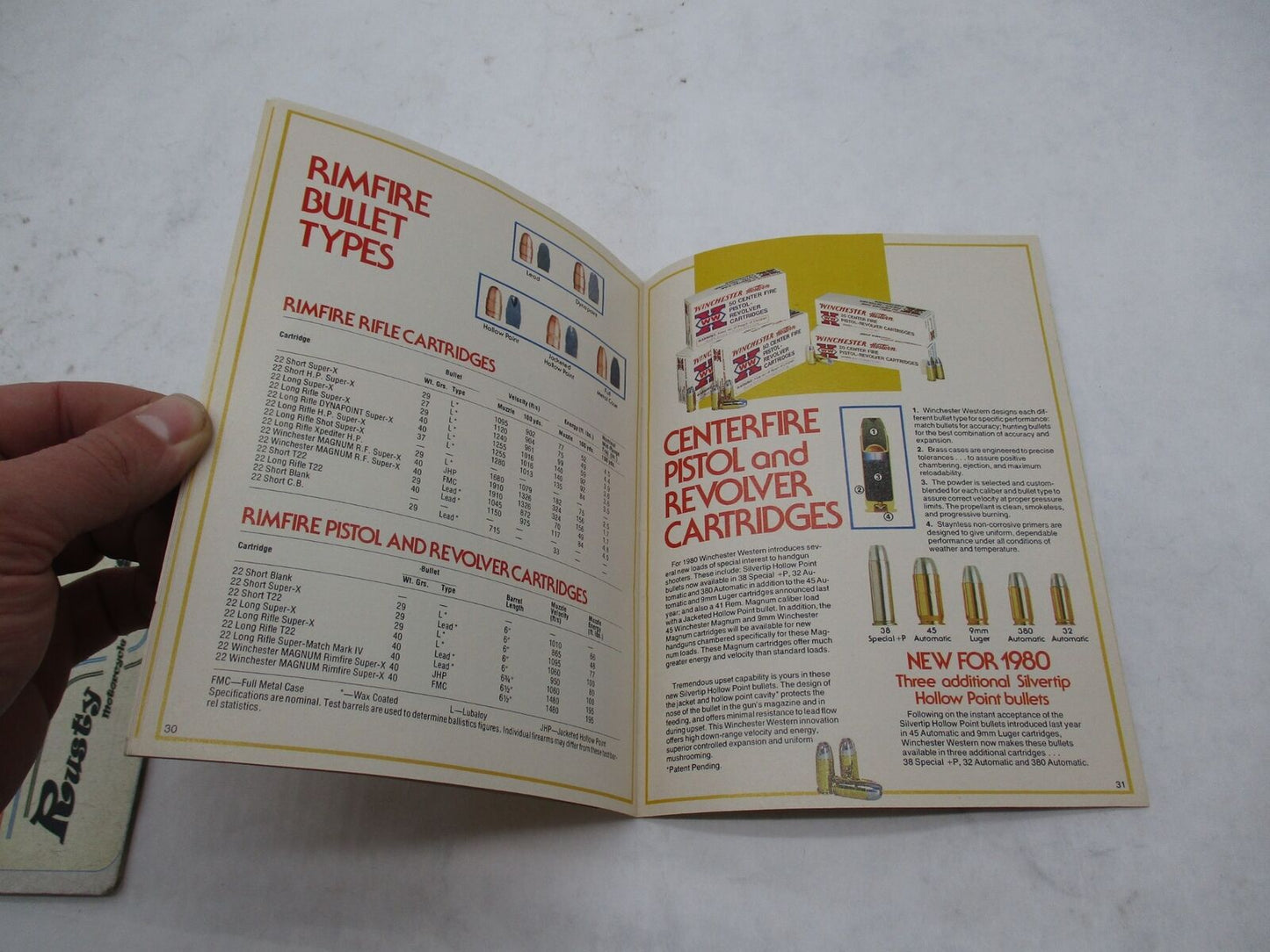 Vintage Winchester 1980 Sporting Arms and Ammunition Product Catalog