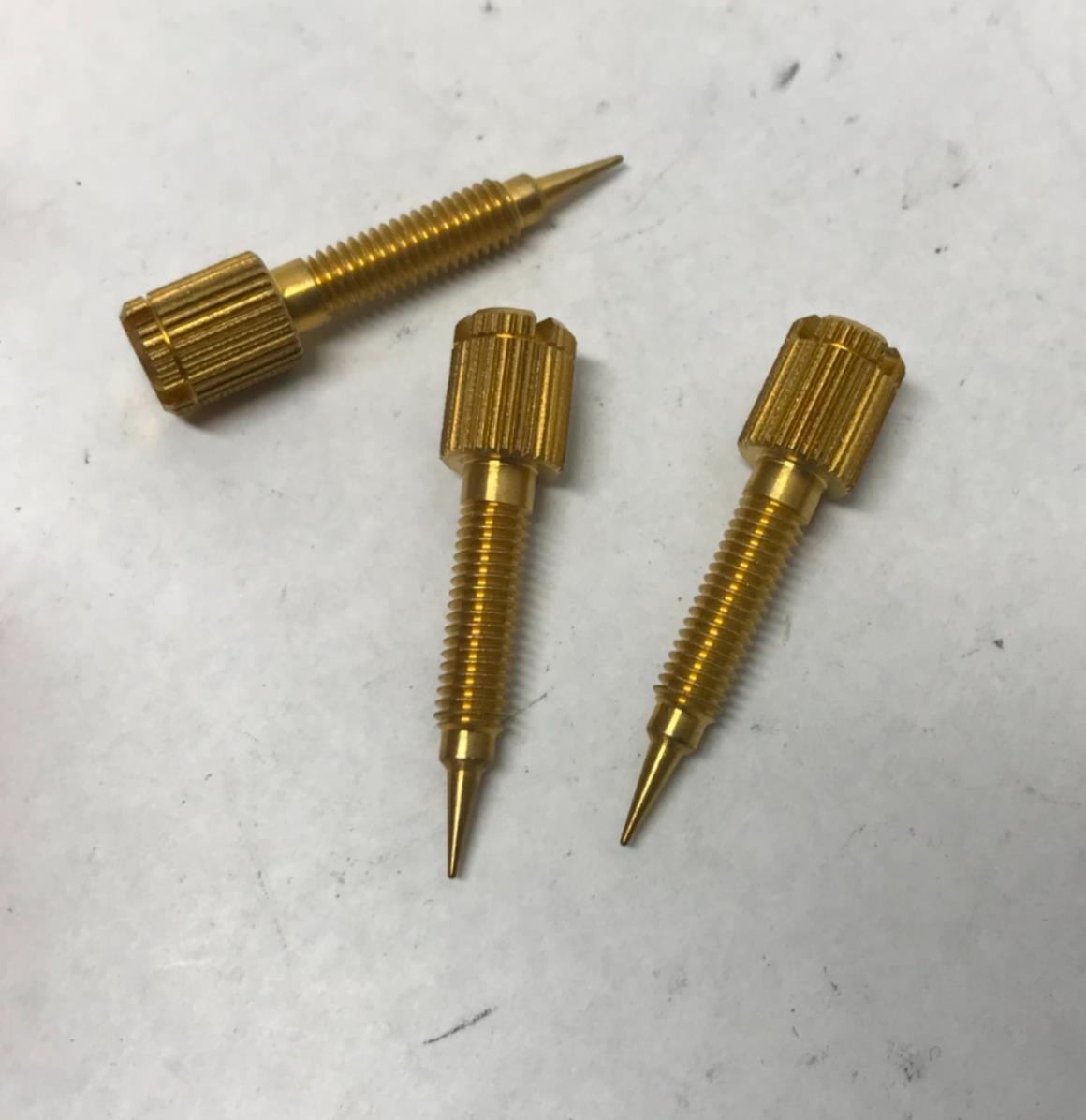 Lot of 3 Harley idle Throttle Mixture Screws