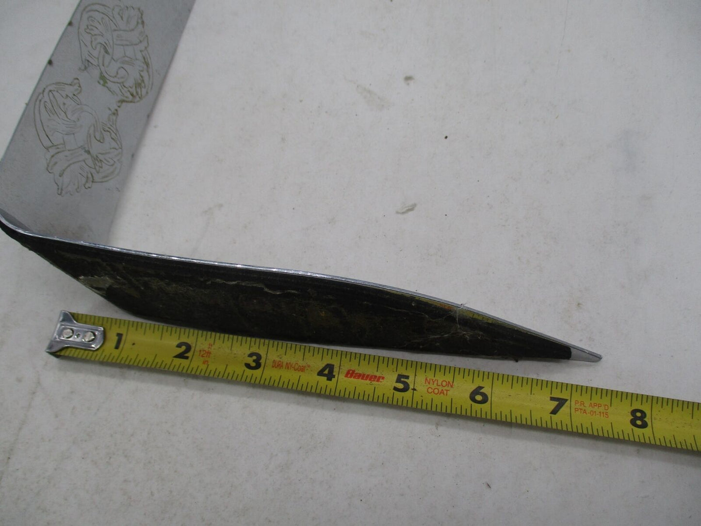 Honda Goldwing GL Vintage Single Engraved Chrome Mounting Trim Piece