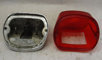 Harley Davidson Taillight Rear Brake Light Housing Guide 97 & Lens Cover