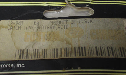 Custom Chrome Harley Davidson Tank Battery Catch 18-943