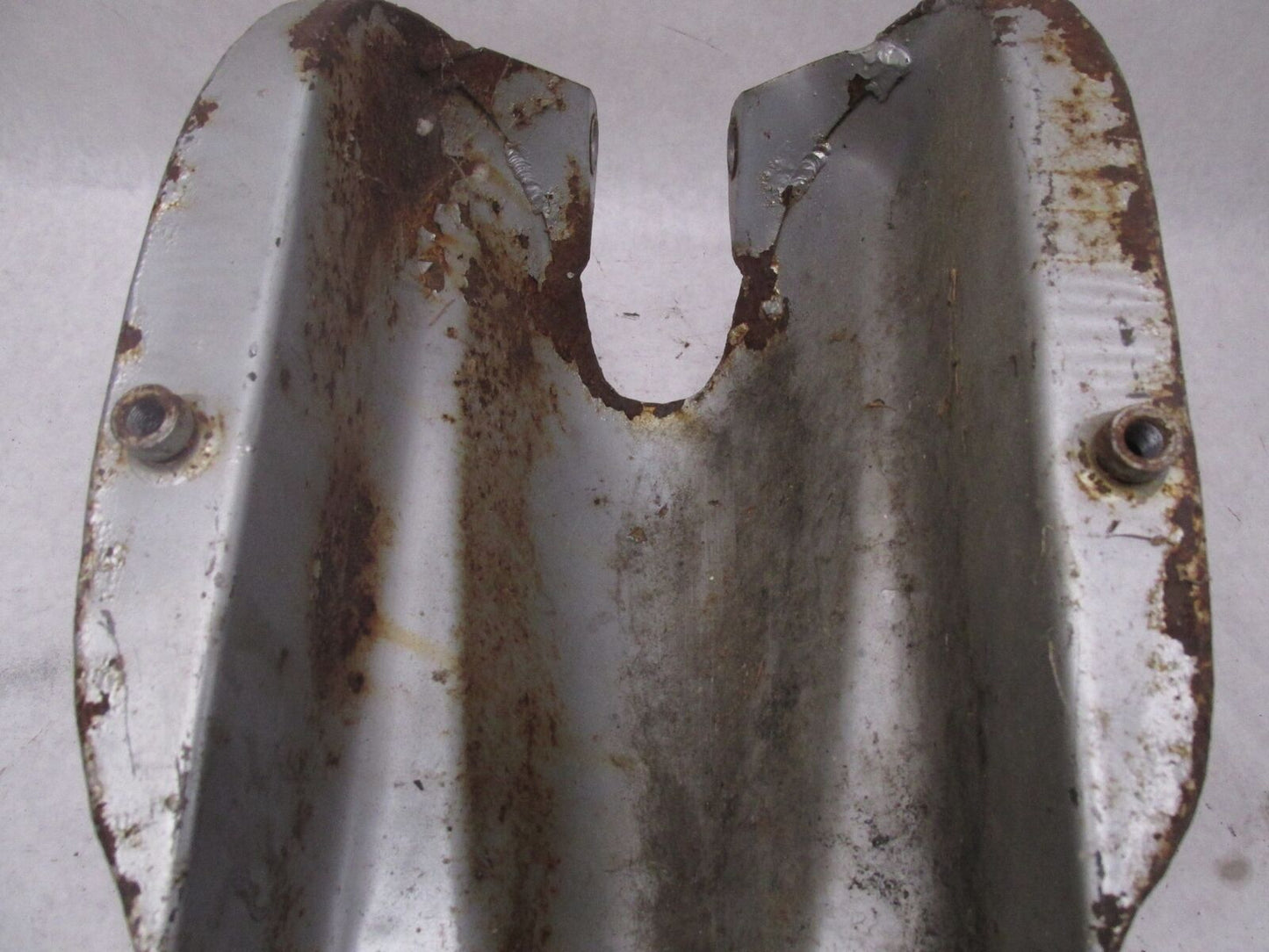 Vintage Italian Made in Itlay Silver Cafe Racer Motorcycle Gas Tank Gilera ?