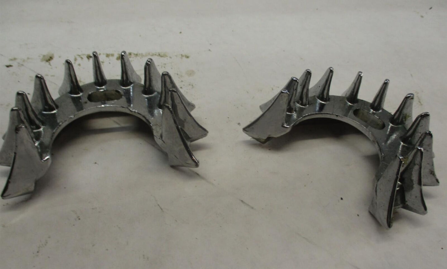 Set of Honda CB 750 Exhaust Header Heat Sinks Flange Clamps