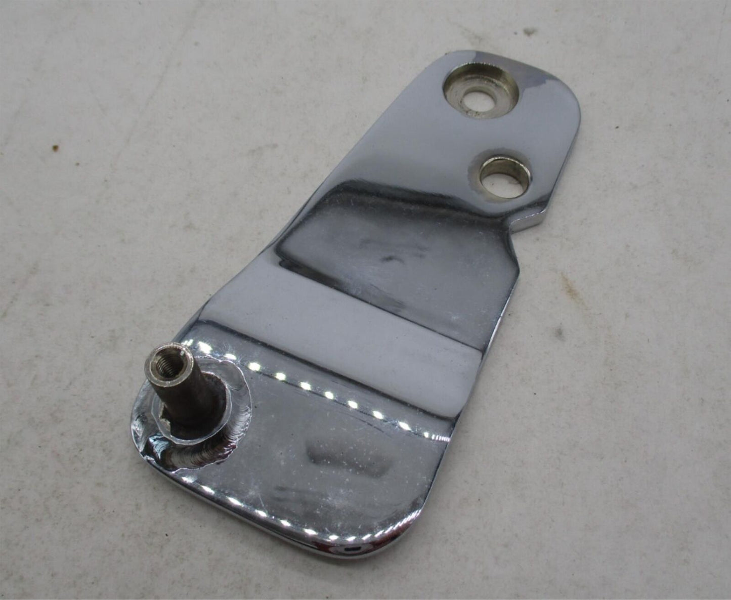 Drag Specialties Chrome Heel Toe Shift Backing Plate Bracket DS720330A
