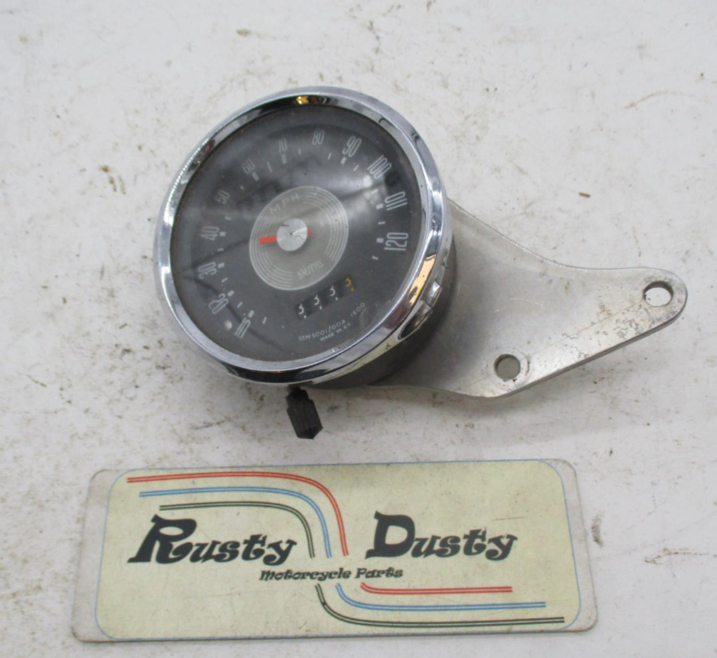 Smiths 120mph Speedo Speedometer Gauge w/ Bracket SSM5001/00A 1600 BSA Triumph