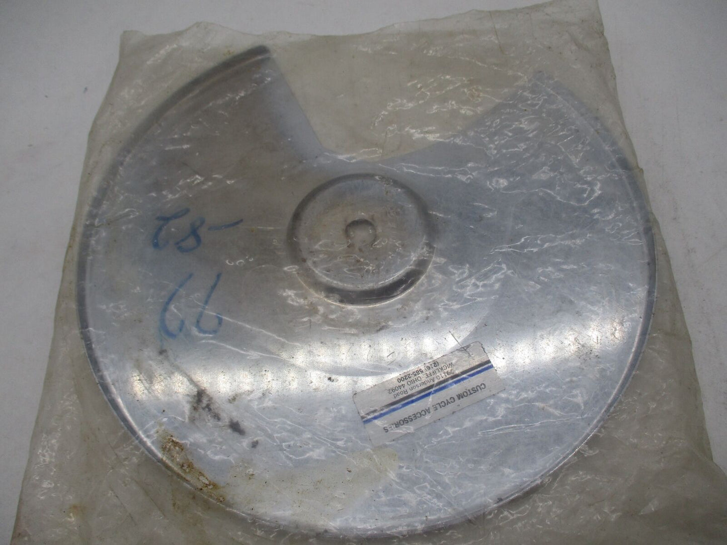 Harley Davidson Custom Cycle Chrome Brake Disc Rotor Cover