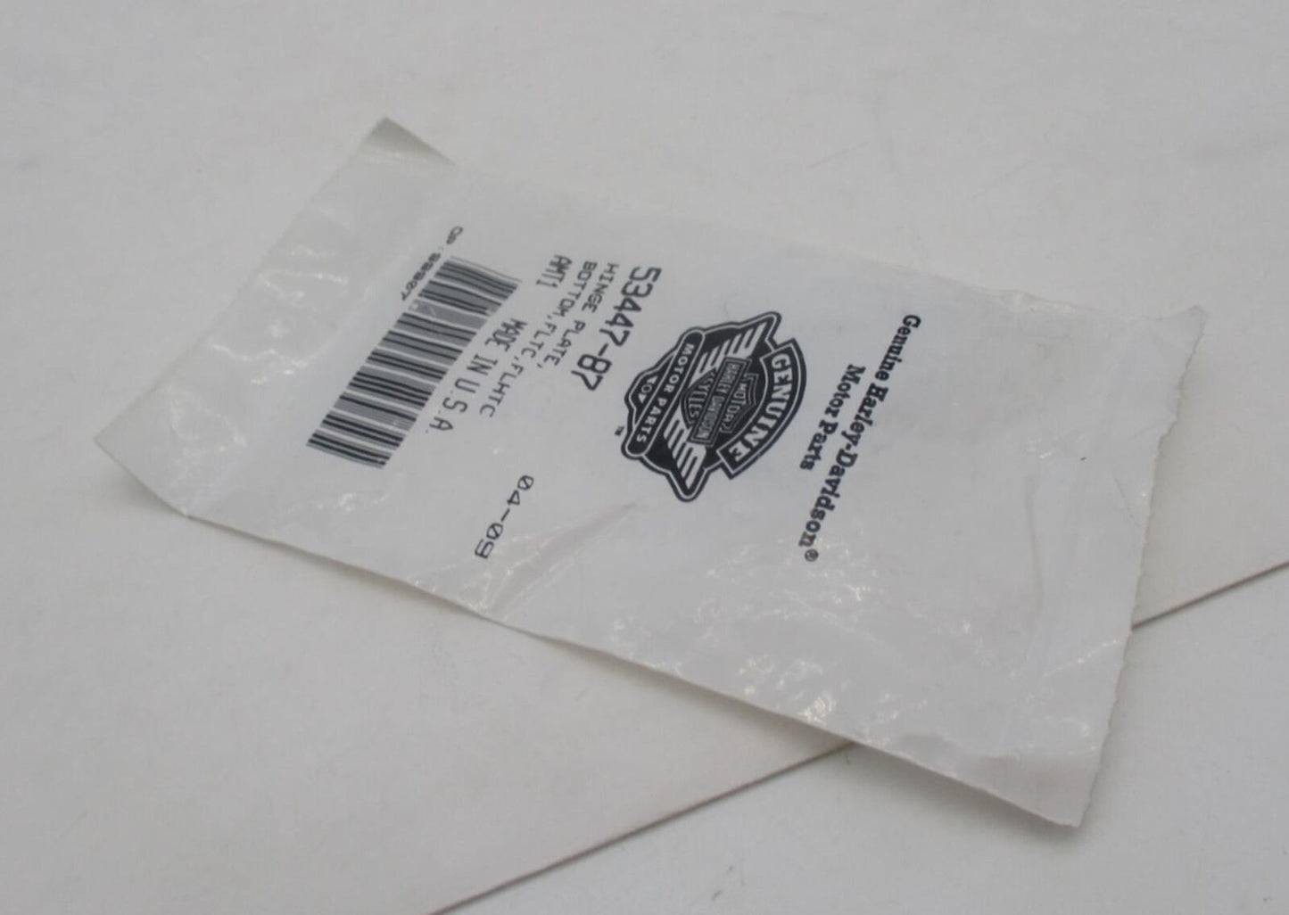 Harley Davidson Genuine NOS Bottom Hinge Plate 53447-87