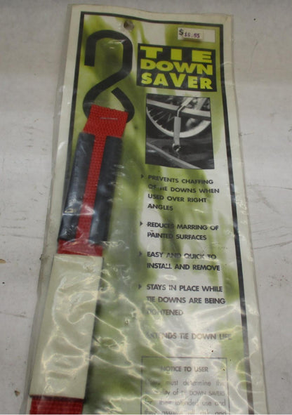 Cycle Express Motorcycle Tie Down Strap Saver Red with Black sleeve