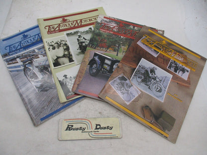 Complete Set of 4 The Antique Motorcycle Magazines All Issues from 2002 Vol. 41