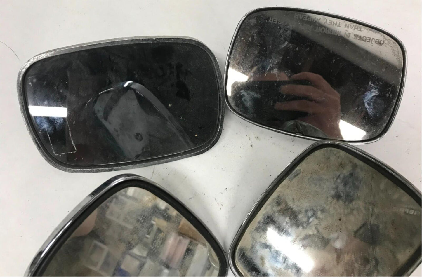 Lot of  (4) Harley Davidson aftermarket Mirrors Shovelhead Chrome Ironhead