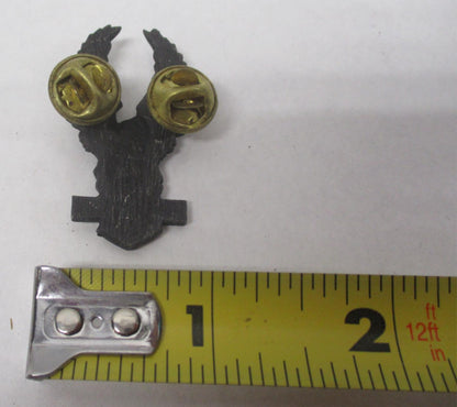 Honda Motorcycle Bike Chopper Cruiser Rider Vest Jacket Metal Eagle Silver Pin