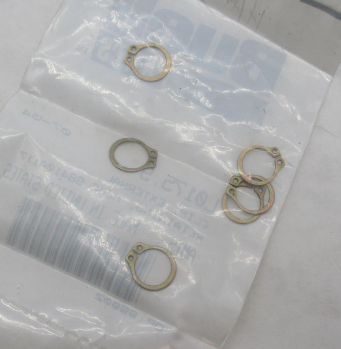 Lot of 6 Buell Harley Genuine NOS External Retaining Clips L0175.9
