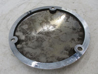 Harley Davidson Shovelhead Chrome 3 Hole Derby Cover Aftermarket