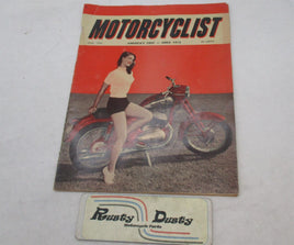 Vintage Original Motorcyclist Magazine June 1964