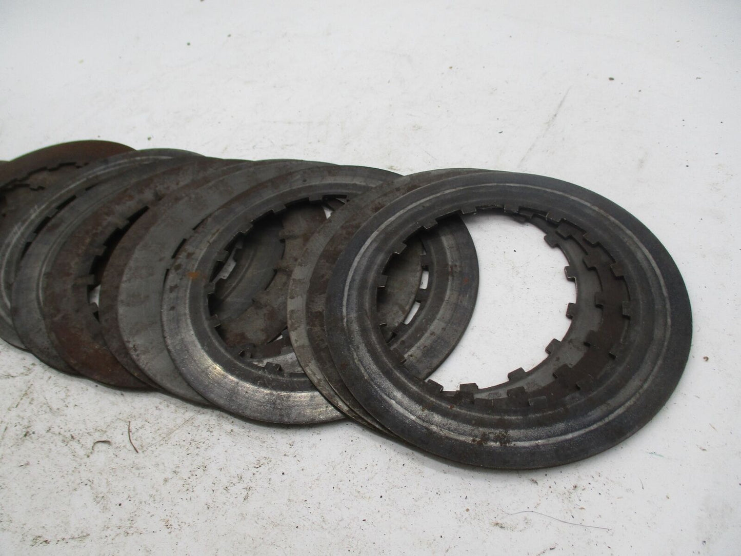 Mixed Lot of 14 Vintage Motorcycle Steel Clutch Plates BSA Triumph Norton