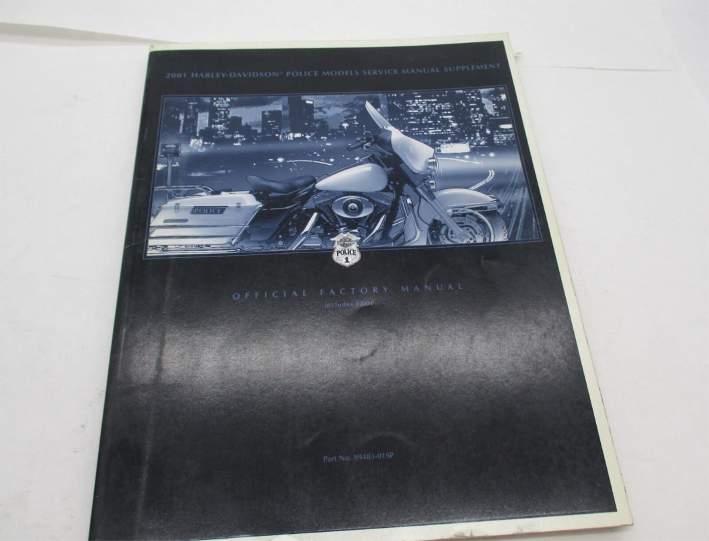 Harley Davidson Official 2001 Police Service Manual Supplement 99483-01SP