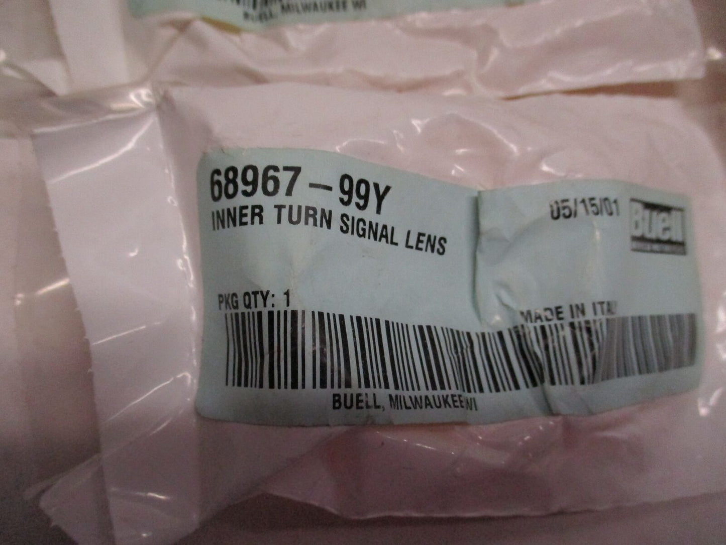 Lot of (6) Harley Davidson Buell Genuine Inner Turn Signal Lenses 68967-99Y