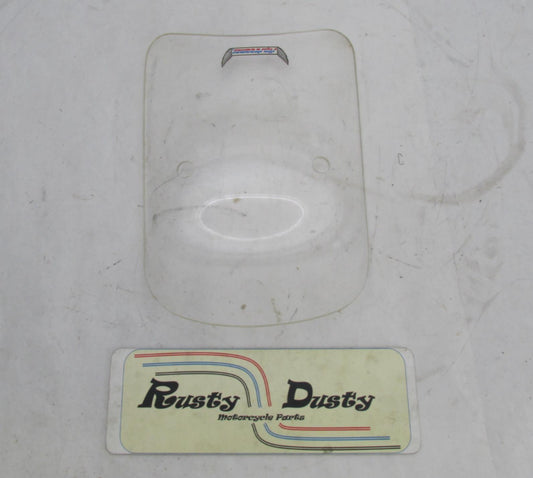 Clear Mini Universal Motorcycle Slip streamer Wind Screen Windshield 10x14