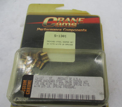 Harley Crane Cams Machined Steel Valve Keeper Set 24-127 EV Kits w/ 175LB Spring