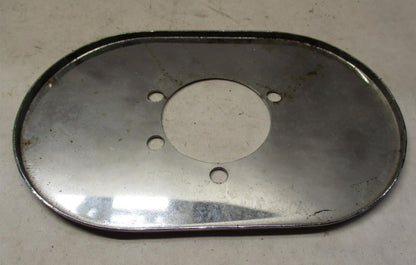 Harley Davidson Chrome Oval Bendix Carb Backing Plate