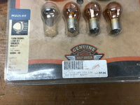 HARLEY 69304-02 BULLET TURN SIGNAL LENSES w/ BULBS! FREE SHIPPING