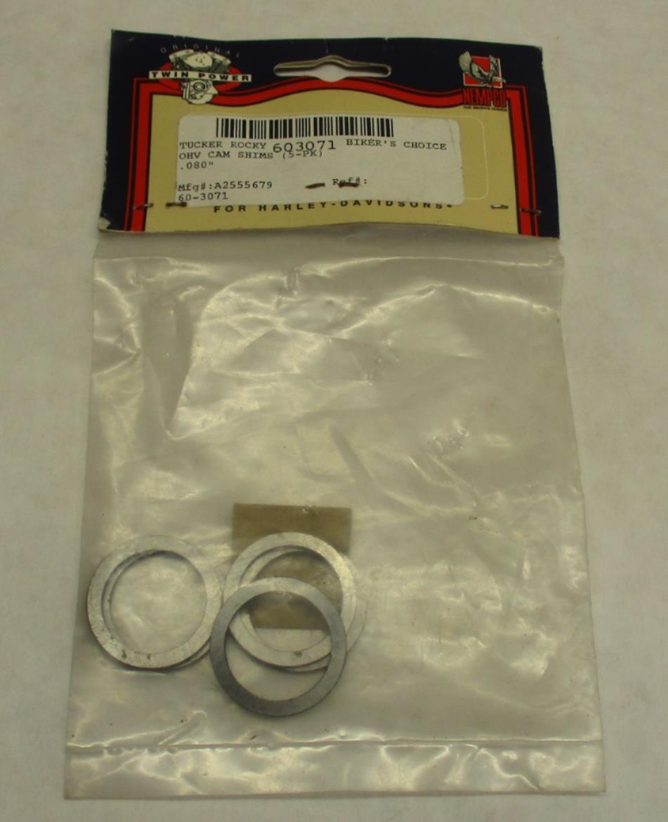 Harley Davidson Biker's Choice OHV Cam Shims 0.80" A2555679