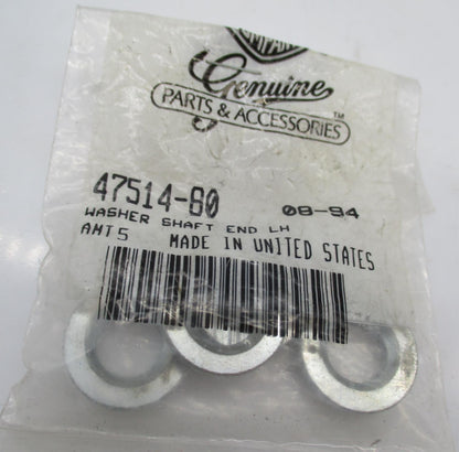 Lot of 4 Harley-Davidson Genuine NOS Left Washer Shaft End Spacers 47514-80