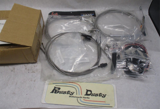 Harley  LA Choppers Complete Mini Ape Cable & Brake Line Kit LA-8006KT2A-08