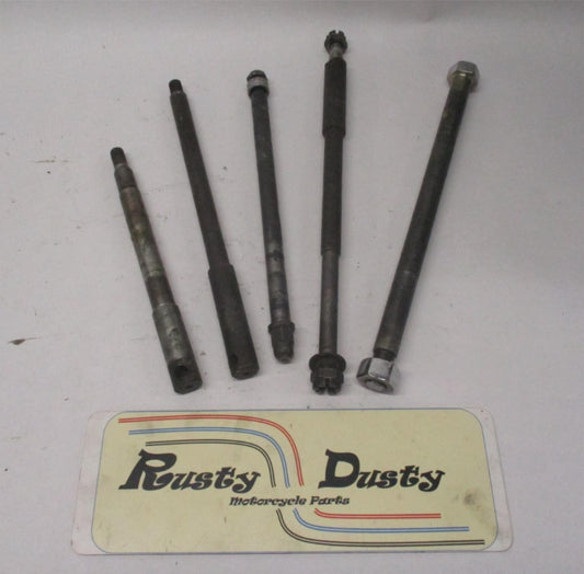 Mixed Lot of (5) Harley Front / Rear Wheel Axles Sportster Dyna Softail #2