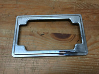 Harley Davidson chrome license plate frame Holder  Nice Condition