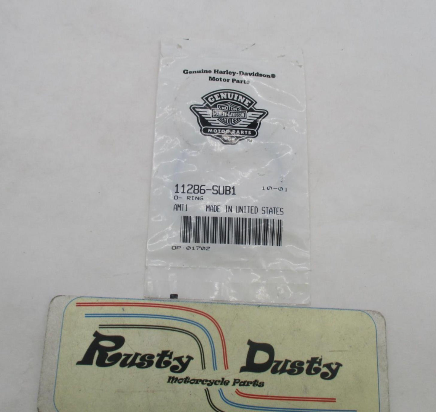 Harley Davidson Genuine NOS O-Ring 11286-SUB1 11286