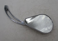 Harley Davidson Custom Chopper Left Side Tear Drop Slotted Chrome Mirror