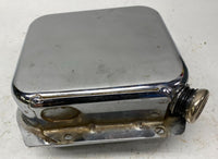 Harley Davidson Chrome Shovelhead Oil Tank w/ Temp Gauge Cap Late 70's 80's