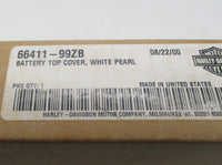 Harley-Davidson Genuine NOS White Pearl Battery Top Cover XL '97-'03 66411-99ZB