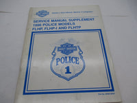 Harley Davidson Official 1996 Police Service Manual Supplement 99483-96SP