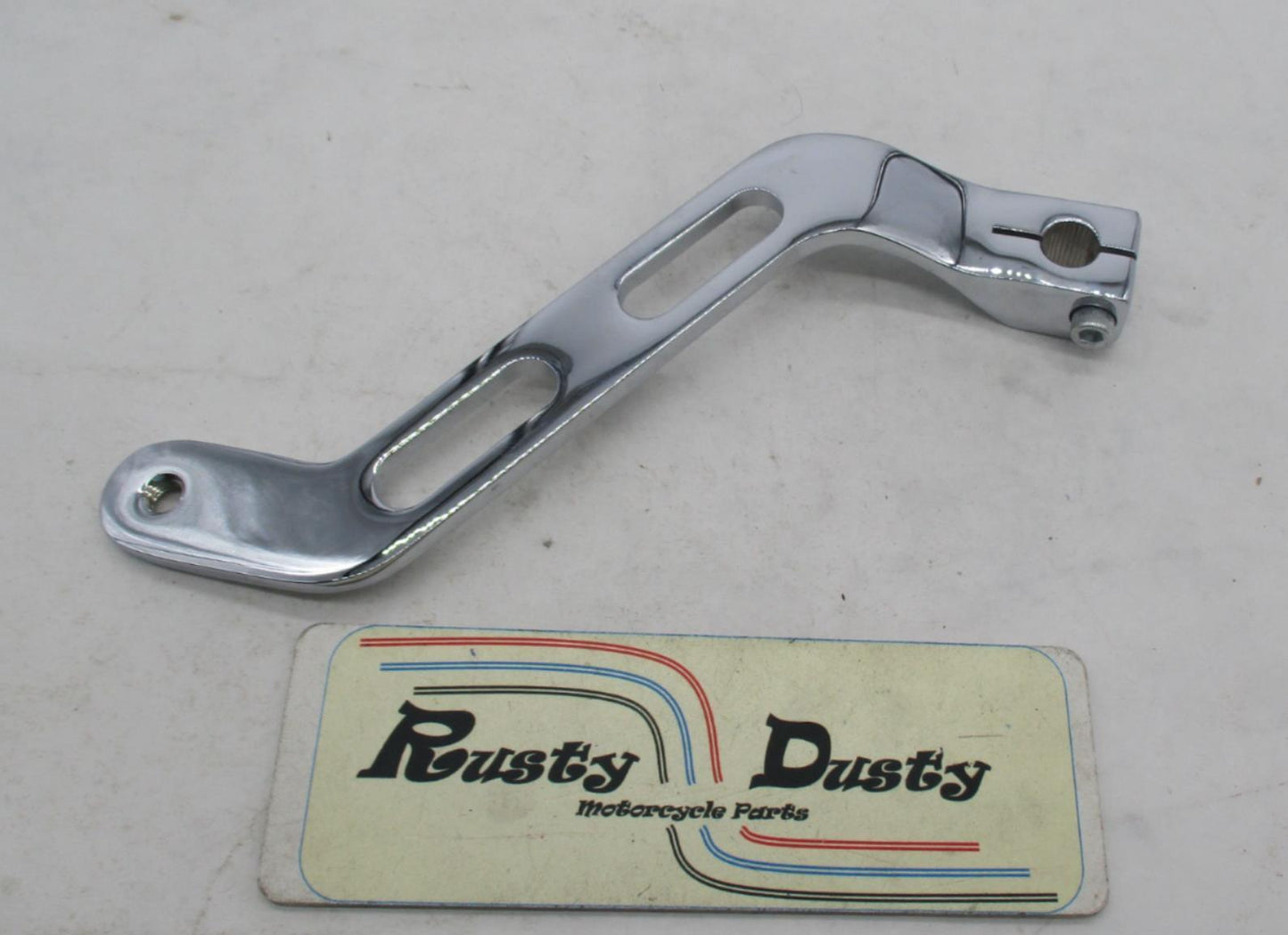 Harley Chrome Slotted E-Z SHIFT Front Only Foot Lever Softail & Dressers EZS-1