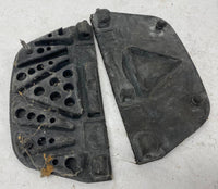 Harley Davidson Mismatched Pair of Passenger Floorboard Rubber Replacement Pads