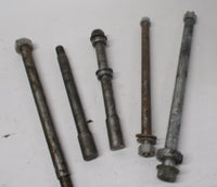 Mixed Lot of (5) Harley Front / Rear Wheel Axles Softail Dyna Sportster #1