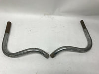 Harley Ironhead Sportster 2 Piece Buckhorn Handlebars Bars Left & Right XLH XLCH