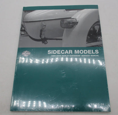 Harley Davidson Official Factory 1999-2006 Sidecar Service Manual 99485-06