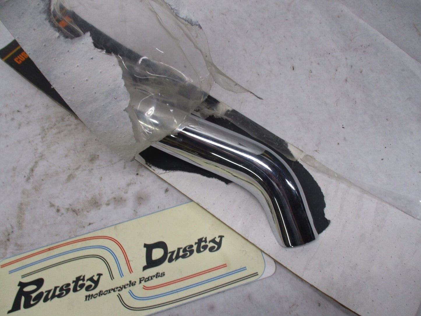 Harley Davidson Custom Chrome Rear Heat Shield for CCI Crossover system 11-298