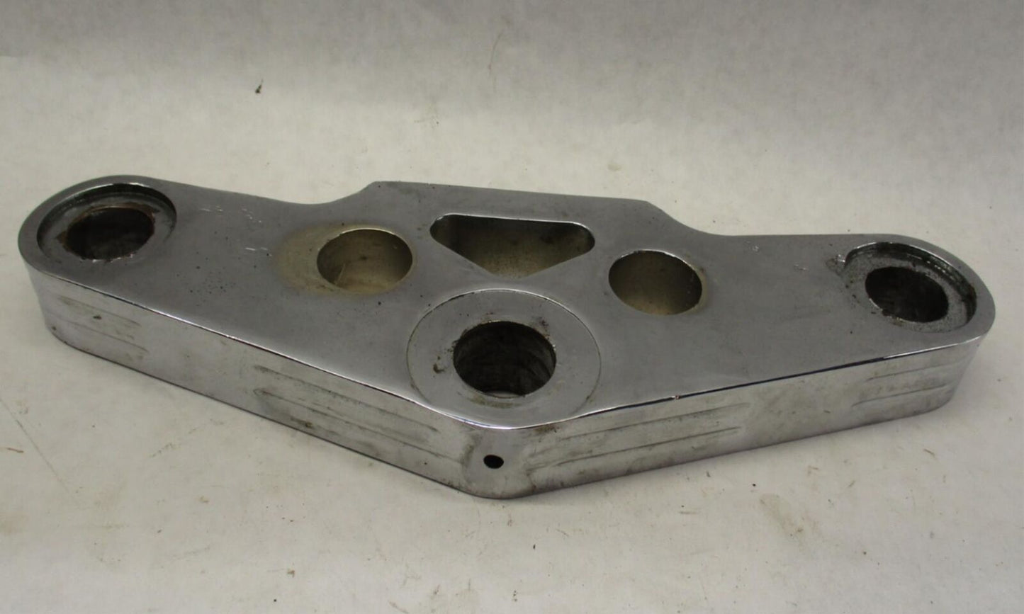 Harley Davidson Dyna Touring Softail Chrome Upper Triple Tree Fork Clamp Bracket