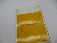 Honda Motor Co. Factory 125 150 Super Sport CB92 Parts List Catalog