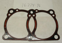 Lot of (2) Harley Davidson Cylinder Base Gaskets 16774-96